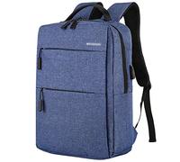 HotYou Sac à Dos Ordinateur Portable 15 Pouces Homme Imperméable Sac à Dos d'affaires Fonctionnel Sac a Dos PC Portable pour Loisirs/Affaire/Scolaire,Bleu,15 Pouces