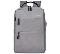 HotYou Sac à Dos Ordinateur Portable 15 Pouces Homme Imperméable Sac à Dos d'affaires Fonctionnel Sac a Dos PC Portable pour Loisirs/Affaire/Scolaire,Gris Clair,15 Pouces