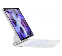HOU iPad Air 11 Pouces 2024 Clavier(M3 2025/M2 2024)&Air 5 ème&4 ème génération étui Clavier pour iPad Pro 11 Pouces (4ème / 3ème / 2ème / 1er) Gen,Magic-Stand 7 Couleurs rétro-éclairage,AZERTY,Blanc
