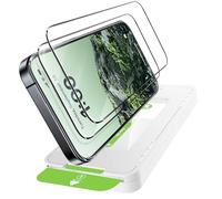 HOU Lot de 2 films protecteurs d'écran en verre anti-reflet pour iPhone 15 Pro Max, pas d'effet arc-en-ciel, restauration des couleurs, installation facile, comprend un applicateur pratique, une