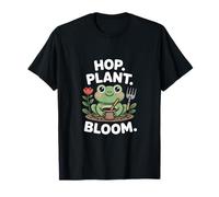 Houblon Plante Bloom Grenouille Jardin Rétro Nature Printemps T-Shirt