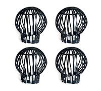 Houdao Lot de 4 Crapaudine de Gouttière Filtre Gouttiere Flexibles en Plastique Grillage Gouttiere Garde les Gouttières non Obstruées par Des Feuilles de la Mousse de la Boue et Autres Débri