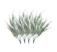 Houdao Lot de 4 paquets de fleurs artificielles romantiques - Lavande artificielle - Pour bricolage, mariage, banquet, jardin, bureau, chambre, balcon
