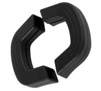 HOUDERCO 1 Paire de Protège-poignée de Casserole en Silicone Noir, Résistant la Chaleur et Antidérapant, Accessoire Cuisine pour Poêles et Marmites en Cuisson