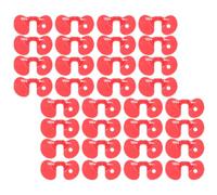 HOUDERCO 150 pièces Lunettes Anti-picotage pour Poules Plastique Rouge Protection les Combats de Coqs et Faisans Accessoires pour Volaille Élevage Extérieur