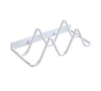 HOUDERCO 1pièce Étagère Murale à Chaussures Spécial Slippers Rangement Pratique Et Étanche pour Salle De Bain Et Entrée Blanc