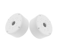 HOUDERCO 2 Pièces Support Mural Étanche pour Caméra de Surveillance Boîtier de Jonction Sphérique Stable Montage Extérieur Résistant Aux Intempéries pour Systèmes CCTV Lot