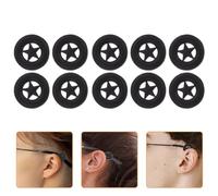 HOUDERCO 20 paires Grips Antidérapants Silicone pour Branches de Lunettes Embouts Confortables et Légers pour Maintien Sécurisé des Lunettes Lors de Sports et Activités Extérieures