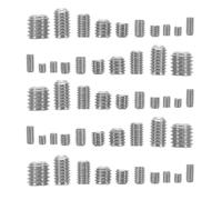 HOUDERCO 200pcs Vis sans Tête en Acier Inoxydable M3-m8, Vis de Réglage à Tête Plate Hexagonale, Légères et Résistantes pour Assemblage Précis en Industrie