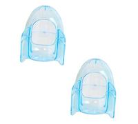 HOUDERCO 2pièces Hamster Bath Basin Small Pet Bathtub for Cleaning Pet Supplies