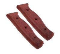 HOUDERCO 2pièces Poignées De Couteau Bois Pour Remplacement Accessoires De Cuisine Pour Réparation Et Fabrication De Couteaux Outil Et Ergonomique