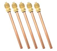 HOUDERCO 5pièces Vannes Accès Pour Réfrigérateur Et Climatisation Kit De Vannes De Service Avec Aiguille Pour Recharge De Fluide Épaisseur