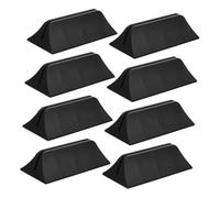 HOUDERCO 8 Pièces Supports de Séparation de Réglables Lot pour Écran de Confidentialité Base Plastique Compatible avec Divers Panneaux et Écrans Installation Facile Outils