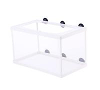 HOUDERCO À Poissons Filet avec Ventouses pour Aquarium Boîte Hébergement pour Alevins Et Poissons