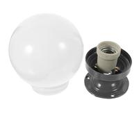 HOUDERCO Abat-jour Globe Pour Lampe Extérieure Anti-poussière Couverture Lampe De Porche Design Élégant Rond Protection Pour Lampadaire Jardin Cour Terrasse