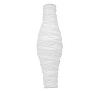 HOUDERCO Abat-Jour pour Lampe sur Pied en Papier, Style Nordique Épuré, Couvre Lampe Vertical pour Chambre et Salon, Diffuseur de Lumière Chaleureuse et Fonctionnel