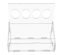 HOUDERCO Acrylique Distributeur De Nourriture pour Poussins Abreuvoir Transparent pour Poules Et Cailles Feeder Pratique Matériau pour Alimentation Automatique des Oiseaux