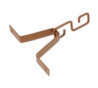 HOUDERCO Adaptateur Chaîne de Pluie Fer Forme V Crochet de Gouttière Antirouille pour Installation Facile et Connexion Stable de Gouttières Extérieures Usage Domestique et Jardinier Couleur