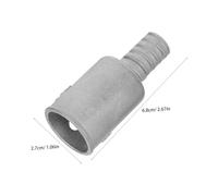 HOUDERCO Adaptateur de Manche pour Rallonges de Balais et Brosse Embout Aluminium Compatible Kit de Réparation Polyvalent pour Bâtons de Nettoyage