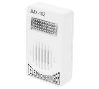 HOUDERCO Amplificateur Sonnerie Téléphonique Sans Batterie Blanc Amplificateur de Sonnerie pour Téléphone Fixe Volume Renforcé Compatible Avec Plusieurs Modèles