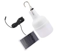 HOUDERCO Ampoule Solaire LED Suspendue Transparente à Énergie Solaire Panneau Haute Performance, Éclairage Décoratif Extérieur pour Jardin, Camping et Fêtes, Lanterne Rechargeable
