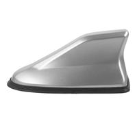 HOUDERCO Antenne de Toit Voiture Aileron Requin Gris ABS Silicone Solide Installation sans Perçage Accessoire Extérieur Modification Becquet Arrière