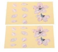 HOUDERCO Autocollants Décoratifs pour Guitare Acoustique, Lot de 2 Stickers Floraux pour Touche et Tête, pour Personnalisation d'Instruments et Sessions Studio