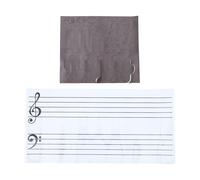 HOUDERCO Autocollants Magnétiques Tableau Effaçable à Sec en Pvc pour Notes de Musique Léger et Coloré, pour Exercices Musicaux et Performances
