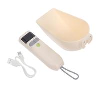 HOUDERCO Balance Électronique Facile à Utiliser pour Aliments pour Chats et Chiens et avec Cuillère Doseuse Abs Blanche, Précision Élevée Cuisine Domestique