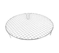 HOUDERCO Barbecue Ronde Acier Inoxydable avec Support Polyvalent pour Cuisson Extérieure et Intérieure Répartition Uniforme Chaleur Facile à Nettoyer