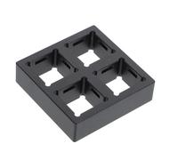 HOUDERCO Base Testeur pour Clavier Mécanique Cherry Finition Délicate en Aluminium Noir, Structure Raisonnable et Design Simple pour Test du Commutateur