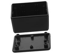 HOUDERCO Boîte de Jonction Électrique en Plastique Noir 70x50x40 Mm Étanche pour Extérieur Boîte de Connexion pour Câble Usage Professionnel et Projet, Coffret Standard pour Installation Solide