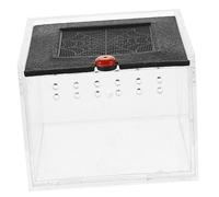 HOUDERCO Boîte De Stockage pour Reptiles Acrylique Transparent avec Ventilation Terrarium pour Reptiles Habitat pour Araignées Et Insectes Facile à Utiliser Nettoyer