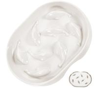 HOUDERCO Bol Anti-Aspiration pour Chats Bol De Nourriture à Alimentation Lente Nourriture Sèche Et Humide pour Chats Design Pratique Et Élégant