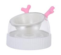 HOUDERCO Bol Anti-Renversement Élevé pour Chats Et Chiens Distributeur Eau Nourriture Antidérapant pour Animaux De Compagnie pour Chats Intérieurs Et Petits Chiens