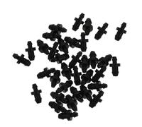 HOUDERCO Bouchons de Tuyau D'irrigation Goutte à Goutte Fermeture Facile à Utiliser en Plastique Noir 150 pour Production Agricole et Espaces Verts Publics