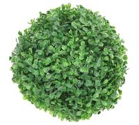 HOUDERCO Boule Topiaire Artificielle Verte Balle de Gazon Artificiel Élégante et Solide en Plastique Résistante Décoloration pour Décoration Intérieure et Hôtelière