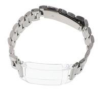 HOUDERCO Bracelet de Montre en Métal Compatible Whoop 4.0, Protection Complète et Confortable, Style Élégant Argenté pour Usage Quotidien