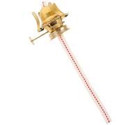 HOUDERCO Brûleur et Pétrole en Or avec de Lampe Métal Vintage à Mèche en Corde de Chanvre Design Simple Pratique pour Lampe à Huile à Kérosène