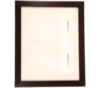 HOUDERCO Cadre Photo Médaille 11X9 Pouces en Bois Rangement pour Médailles de Marathon, Présentoir Pratique pour Bureau et Salon