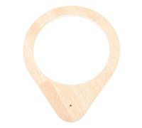 HOUDERCO Cadre Robuste en Bois Beige pour Arbre à Chat Support Demi-sphère en Acrylique Transparent, Design Spacieux et Élégant pour Meubles D'intérieur