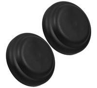 HOUDERCO Capuchon de Parapluie en Plastique PP Noir 2pcs pour Parasol Extérieur, Accessoire de Réparation Facile à Retirer pour Prolonger la Durée de Vie du Parasol, pour Sandales Femme