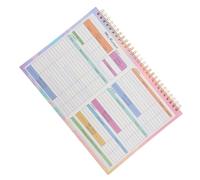 HOUDERCO Carnet de Planification Hebdomadaire B5 Indaté en Papier Résistant pour Budget Familial à Domicile Déplacement