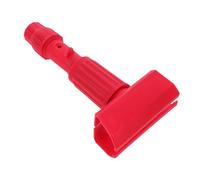 HOUDERCO Clip pour Balai Serpillière en Pp Rouge, Fixation Facile et Détachable, Accessoire Pratique pour Partie Fabrication de Serpillière à Usage Domestique