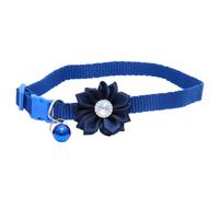 HOUDERCO Collier Fleur pour Animaux Réglable avec Clochette Design Créatif et Accessoire Mignon pour Chats et Chiens Cadeau Pratique et Élégant Bleu