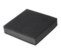 HOUDERCO Coussin d'Isolation Acoustique Noir pour Subwoofer Absorption et Protection Sol, Amortisseur de Vibrations pour Haut-Parleurs et Enceintes de Studio