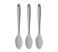 HOUDERCO Cuillères Multifonctions en Silicone 3 Pièces Poignée Confortable et Résistance Haute et Basse Température pour Ustensiles Cuisine Maison