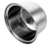 HOUDERCO Doublure pour Marmite en Acier Inoxydable Compatible Induction, Petite Taille Anti-brûlure, Revêtement Résistant Haute Température, pour Cuisson Soupe et Fondue Chinoise,