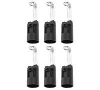 HOUDERCO Douille de Lampe E14 pour Plafonnier, Support de Lampe en Alliage de Zinc et Plastique, Résistance la Déformation, Usage Polyvalent pour Décorations Maison et Commerces, Lot de 6