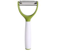 HOUDERCO Éplucheur de Fruits et Légumes Portable en Acier Inoxydable 2-en-1 Râpe Multifonction pour Maison et Cantines Scolaires